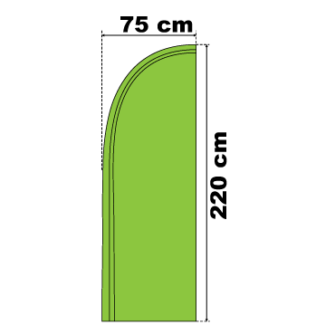Beachflag D (220cm)