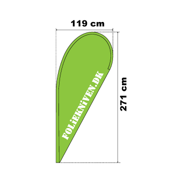 Strandflag F (271cm)