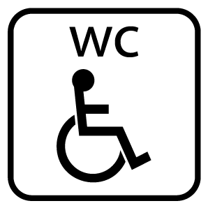 Toiletskilt Handicap