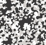 → Camouflage - Vinter sne (Hvid / sort) | Køb online