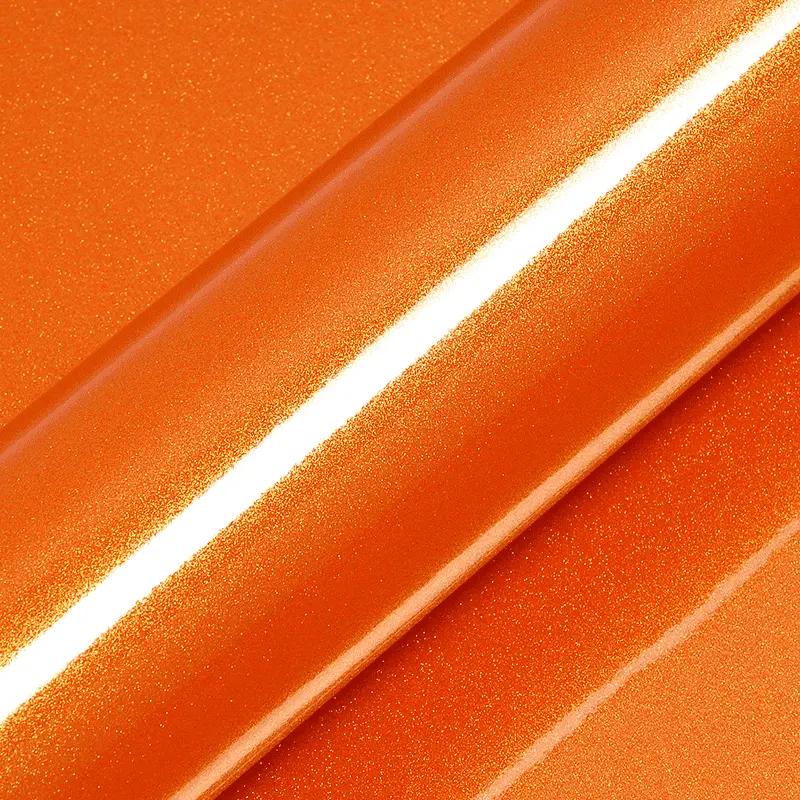 Se HX20OAUB Glitter Aurora Orange Gloss HX hos Foliekniven - Folie, Klistermærker mm.