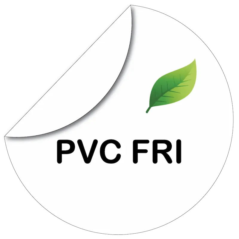 PVC-fri klistermærke