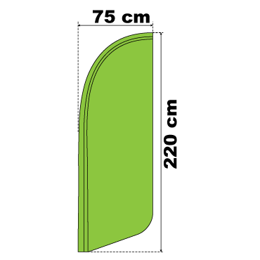 Beachflag A (220cm)