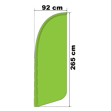 Beachflag A (265cm)