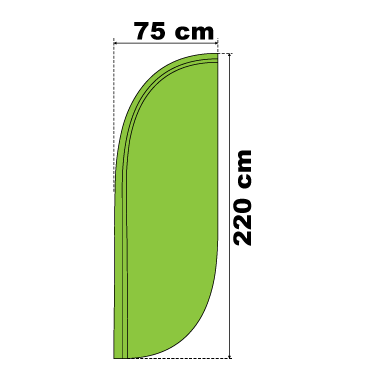 Beachflag E (220cm)