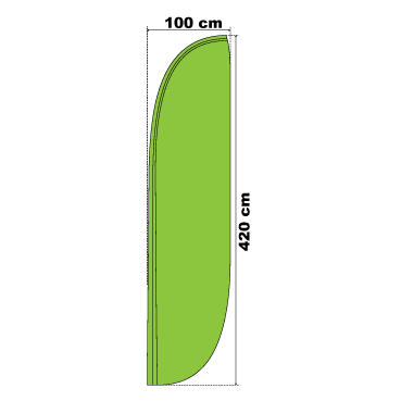 Beachflag E (420cm)